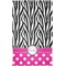 Zebra Print & Polka Dots Finger Tip Towel - Full View