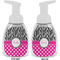 Zebra Print & Polka Dots Foam Soap Bottle Approval - White