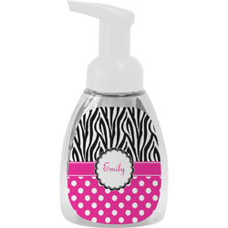 Zebra Print & Polka Dots Foam Soap Bottle (Personalized)