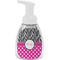 Zebra Print & Polka Dots Foam Soap Bottle - White