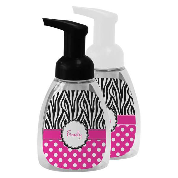 Zebra Print & Polka Dots Foam Soap Bottles - Main