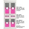 Zebra Print & Polka Dots Full Cabinet (Show Sizes)