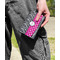 Zebra Print & Polka Dots Genuine Leather Womens Wallet - In Context
