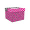 Zebra Print & Polka Dots Gift Boxes with Lid - Canvas Wrapped - Small - Front/Main