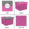 Zebra Print & Polka Dots Gift Boxes with Lid - Canvas Wrapped - X-Large - Approval