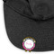 Zebra Print & Polka Dots Golf Ball Marker Hat Clip - Main - GOLD
