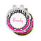 Zebra Print & Polka Dots Golf Ball Marker Hat Clip - PARENT/MAIN