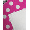 Zebra Print & Polka Dots Golf Towel - Detail
