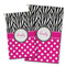 Zebra Print & Polka Dots Golf Towel - PARENT (small and large)