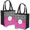 Zebra Print & Polka Dots Grocery Bag - Apvl