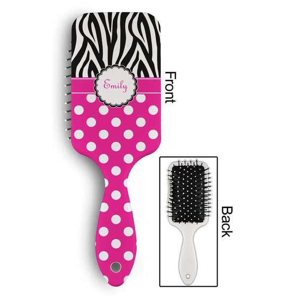 Zebra Print & Polka Dots Hair Brush - Approval