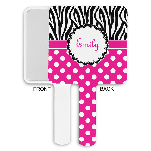 Zebra Print & Polka Dots Hand Mirrors - Approval