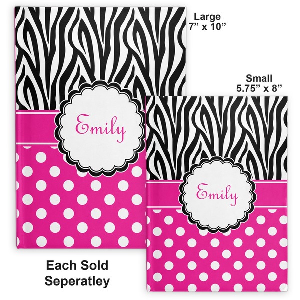 Zebra Print & Polka Dots Hard Cover Journal - Compare