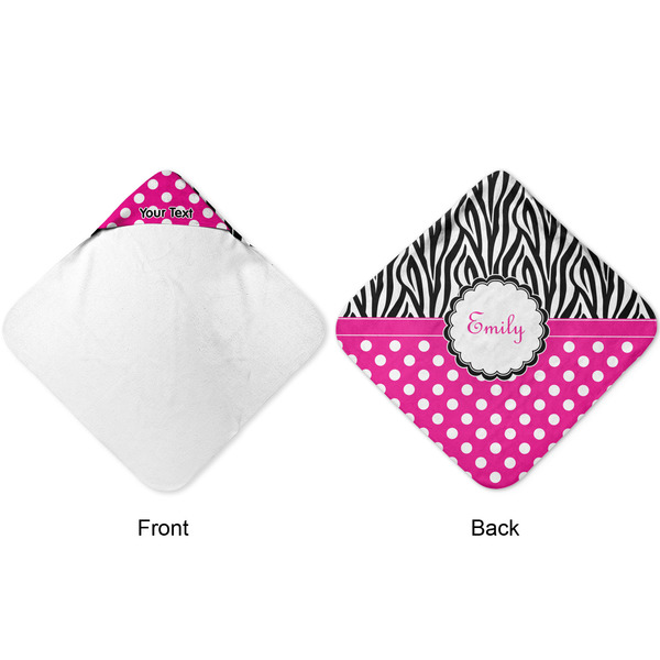 Zebra Print & Polka Dots Hooded Baby Towel- Approval