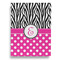 Zebra Print & Polka Dots House Flags - Double Sided - BACK