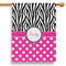Zebra Print & Polka Dots House Flags - Single Sided - PARENT MAIN