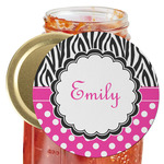 Zebra Print & Polka Dots Jar Opener (Personalized)