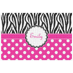 Zebra Print & Polka Dots Jigsaw Puzzle - 1000-piece (Personalized)