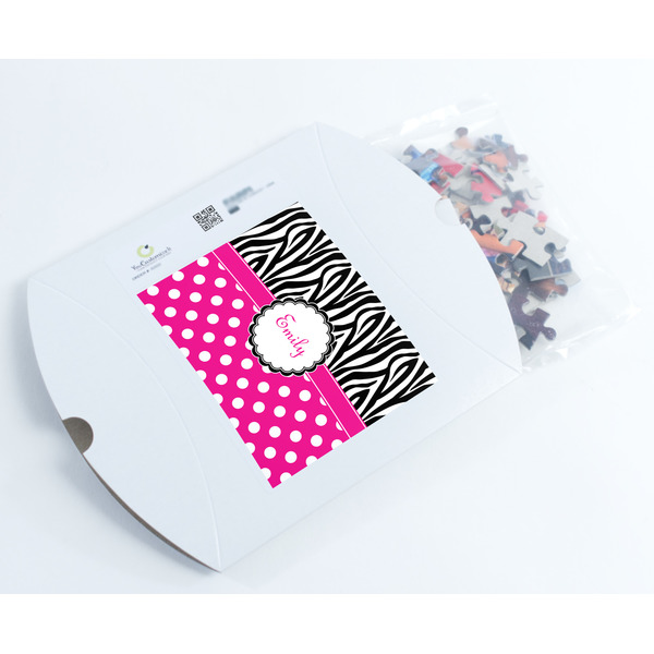 Zebra Print & Polka Dots Jigsaw Puzzle 110 Piece - Box