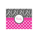 Zebra Print & Polka Dots 252 pc Jigsaw Puzzle (Personalized)