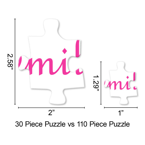 Zebra Print & Polka Dots Jigsaw Puzzle - Piece Comparison