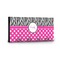 Zebra Print & Polka Dots Key Hanger - Front View with Hooks