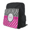 Zebra Print & Polka Dots Preschool Backpack (Personalized)