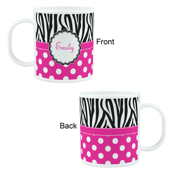 Zebra Print & Polka Dots Kid's Mug - Apvl