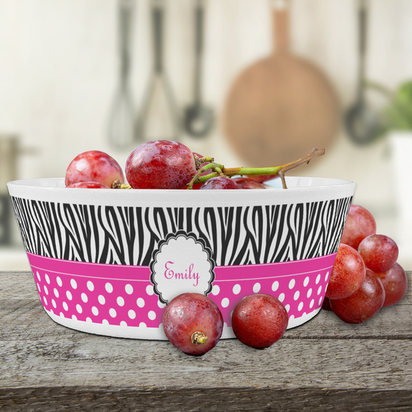 Zebra Print & Polka Dots Kids Bowls - LIFESTYLE