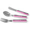 Zebra Print & Polka Dots Kid's Flatware (Personalized)