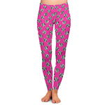 Zebra Print & Polka Dots Ladies Leggings - Large