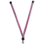 Zebra Print & Polka Dots Lanyard (Personalized)
