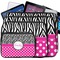 Zebra Print & Polka Dots Laptop Case Sizes