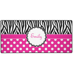 Zebra Print & Polka Dots Gaming Mouse Pad (Personalized)