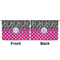 Zebra Print & Polka Dots Large Zipper Pouch Approval (Front and Back)