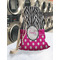 Zebra Print & Polka Dots Laundry Bag in Laundromat