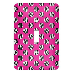 Zebra Print & Polka Dots Light Switch Cover (Personalized)