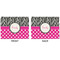Zebra Print & Polka Dots Linen Placemat - APPROVAL (double sided)