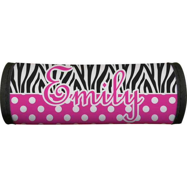 Zebra Print & Polka Dots Luggage Handle Wrap