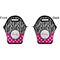 Zebra Print & Polka Dots Lunch Bag - Front and Back
