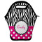 Zebra Print & Polka Dots Lunch Bag - Front