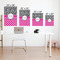 Zebra Print & Polka Dots Matte Poster - Sizes