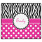 Zebra Print & Polka Dots XL Gaming Mouse Pad - 18" x 16" (Personalized)