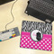 Zebra Print & Polka Dots Medium Gaming Mats - LIFESTYLE