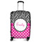 Zebra Print & Polka Dots Medium Travel Bag - With Handle