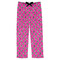 Zebra Print & Polka Dots Mens Pajama Pants - Flat
