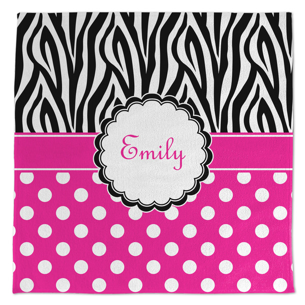 Zebra Print & Polka Dots Microfiber Dish Rag - APPROVAL