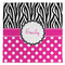 Zebra Print & Polka Dots Microfiber Dish Towel (Personalized)