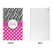 Zebra Print & Polka Dots Microfiber Golf Towels - APPROVAL
