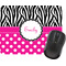 Zebra Print & Polka Dots Rectangular Mouse Pad